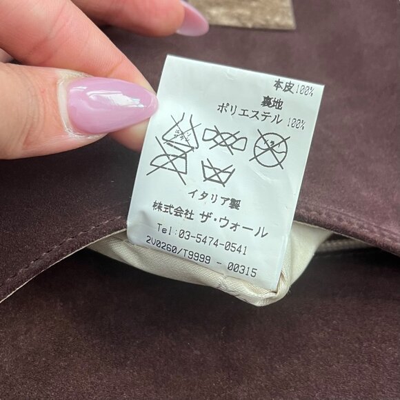 Patrizia Pepe Suede Leather Flap Buckle Crossbody Satchel‎ Brown Western Boho - Picture 12 of 16